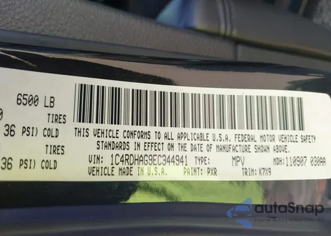 2014 Dodge Durango Sxt from USA, damaged, VIN 1C4RDHAG9EC344941